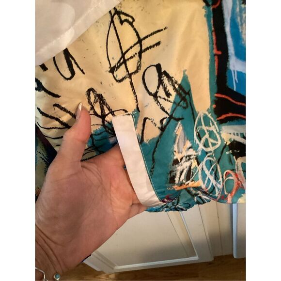 Jean Michel Basquiat + Members Only Mens Sz S Windbreaker Hoodie Limited Edition - Picture 7 of 13